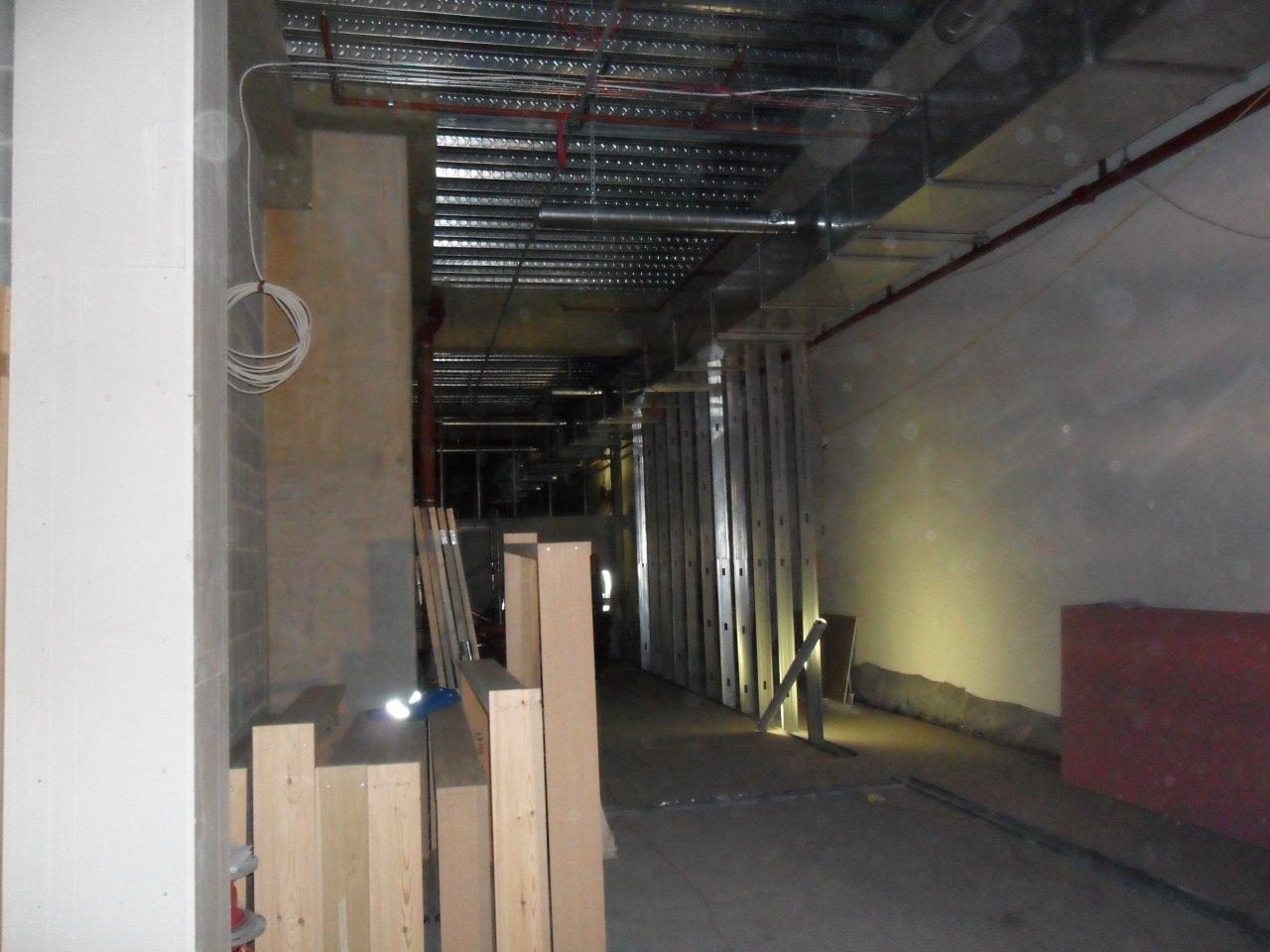 Services and stud framing, first fix