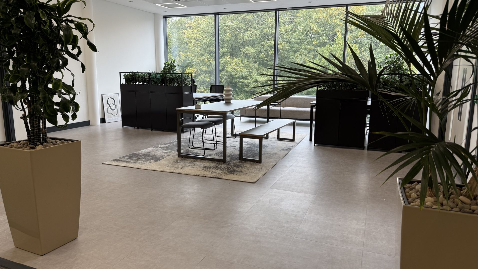 Office walkways & communal toilets