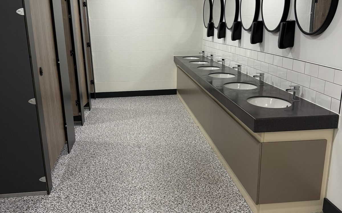 Office walkways & communal toilets